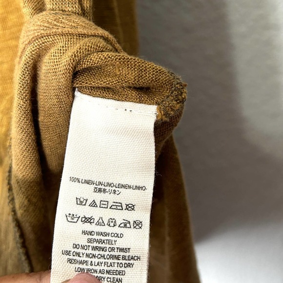 Free People Traveler Tank Moss Camel Tan Size XS (oversized) Bohemian - Picture 6 of 7